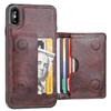 KIHUWEY Compatible with iPhone Xs Max Wallet Case with Credit Card Holder, Leather Kickstand Durable Shockproof Protective Hidden Magnetic Closure Cover for iPhone Xs Max 6.5 Inch (Brown) view 1
