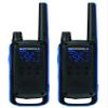 Motorola Talkabout T800 Two-Way Radios, 2 Pack, Black/Blue view 1