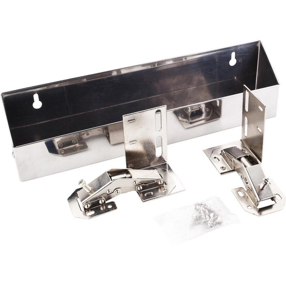 Stainless Steel, 11IN W, 3IN H, Stainless Steel