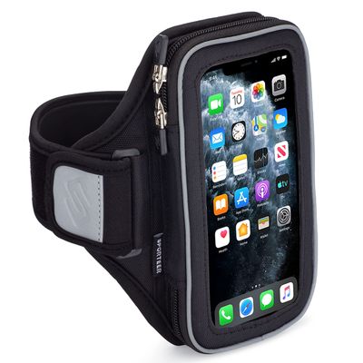 Sporteer Entropy E8 Running Armband - Compatible with iPhone 17/16/15 Pro Max, 16/15 Plus, 17/16/15 Pro, iPhone 17/16/15, Galaxy S25+, S24+, S23+, Pixel, & Many More Mobile Phones - FITS Cases