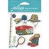 Jolees Boutique Dimensional Fishing Stickers Multidimensional 3D Scrapbook Embellishments for Fishing Trips and Outdoor Crafts view 1