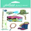Jolees Boutique Dimensional Fishing Stickers Multidimensional 3D Scrapbook Embellishments for Fishing Trips and Outdoor Crafts view 2