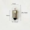 Heshaoc 20x E10 4.8V / 0.3A 1.44W Miniature Screw Base Light Bulb Lamp Flashlight Torch Work Light DIY Experiment view 2