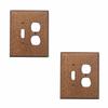 2 Switchplate Oak Toggle/Outlet | Renovator's Supply view 1