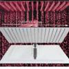 Cascada Ceiling Mount Rainfall LED Shower Head, (include Shower Arm) (8", Brushed Nickel) view 4