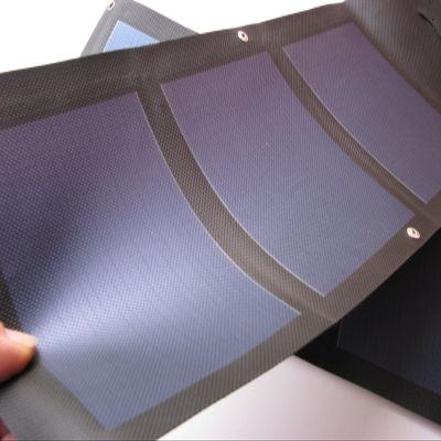 Flexible Solar Charger Thin Film Solar Waterproof Cell 5W 6V with USB Port for Moblie Phone