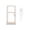 JayTong Sim Card Tray + Sim Card Tray/Micro SD Memory Card Holder Slot Replacement with Remover Eject Pin Tool for Hua-wei P Smart/Enjoy 7S Gold view 1