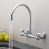 Homewerks 3190-40-CH-BC-Z Two Handle High-Arc Wallmount Kitchen Faucet view 4