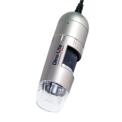 Dino-Lite USB Digital Microscope AM3111-0.3MP, 20x - 50x, 200x Optical Magnification, 8 LEDs, Windows/Mac Software Included