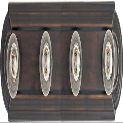 Maxim Essentials 712X 4 Light Vanity Light with Oil Rubbed Bronze Finish