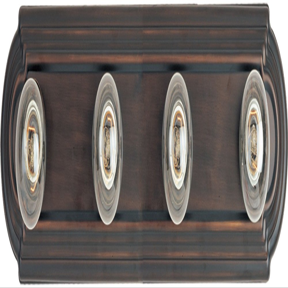 Maxim Essentials 712X 4 Light Vanity Light with Oil Rubbed Bronze Finish