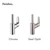 hansgrohe Focus Chrome High Arc Kitchen Faucet with Magnetic Docking Spray Head, Chrome 04505000 view 4