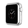 Leotop Compatible with Apple Watch Case 44mm 40mm, Soft Flexible TPU Plated Protector Bumper Shiny Cover Lightweight Thin Guard Shockproof Frame Compatible for iWatch Series 6 5 4 SE (Silver, 44mm) view 2