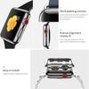 Leotop Compatible with Apple Watch Case 44mm 40mm, Super Thin PC Plated Bumper Protector Shiny Cover Lightweight Slim Shell Shockproof Frame Accessories Compatible iWatch Series 6 5 4 SE(Silver, 44mm) view 3