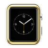 Leotop Compatible with Apple Watch Case 44mm 40mm, Soft Flexible TPU Plated Protector Bumper Shiny Cover Lightweight Thin Guard Shockproof Frame Compatible for iWatch Series 6 5 4 SE(Gold, 44mm) view 4