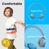 LilGadgets Bluetooth Headphones - Ages 4+ - On-Ear, Blue - Volume-Limited Kids Headphones for School with SharePort Tech & Mic - SoftTouch Padding, 12 Hr Playtime view 2