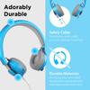 LilGadgets Bluetooth Headphones - Ages 4+ - On-Ear, Blue - Volume-Limited Kids Headphones for School with SharePort Tech & Mic - SoftTouch Padding, 12 Hr Playtime view 3
