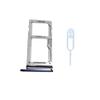 JayTong Sim Card Tray + Sim Card Tray/Micro SD Memory Card Holder Slot Replacement with Remover Eject Pin Tool for Galaxy Note 9 B-LUE view 1