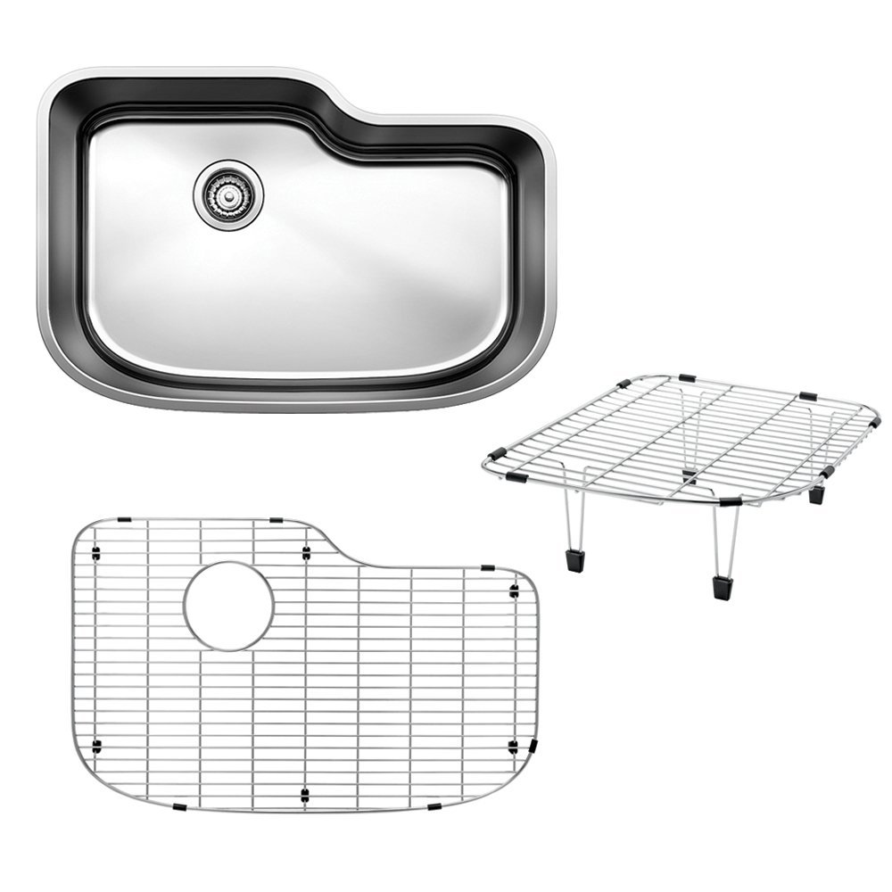 BLANCO 441645 ONE XL Undermount Stainless Steel Kitchen Sink with Grid and Multi-Level Grid - MULTI-LEVEL Kit