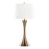 Lenuxe 29" Metal Table Lamps Set of 2, Desk Lamp, Bedside Lamps for Night Stands, Nightstand Lamp, Small Table Lamps for Living Room Set of 2, Gold Lamps Set of 2 (Matte Golden Bronze) view 3