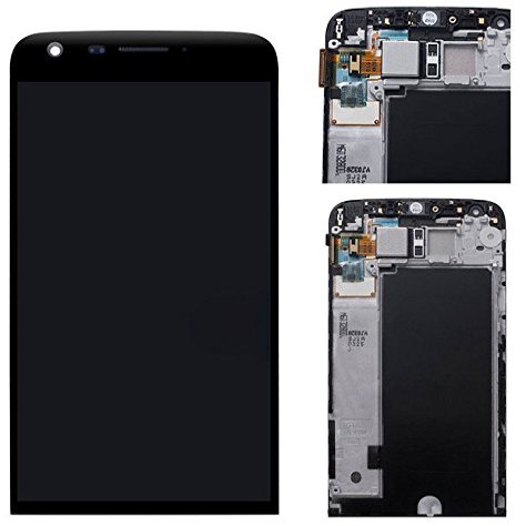 Best Shopper - Replacement Full LCD Display Touch Screen Assembly With Frame Compatible With LG G5 H820 H830 H831 H840 H850 - Black