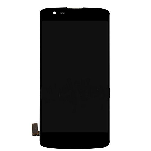 LG Phoenix 2 K371 LCD Display + Digitizer Touch Screen Glass Assembly Replacement Part with Frame - Black