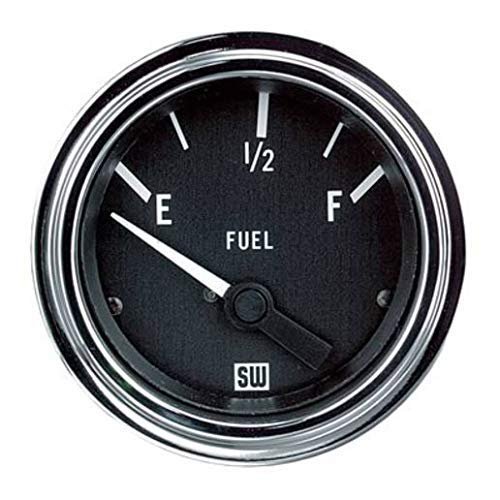 Massey Harris & Massey Ferguson Fuel Gauge for MF in Chrome Bezel