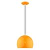 Livex Lighting 41181-77 Metal - 1-Light Mini Pendant, White view 1
