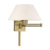 Livex Lighting 40038-07 1-Light Swing Arm Wall Light, Bronze view 2