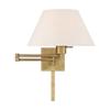 Livex Lighting 40038-07 1-Light Swing Arm Wall Light, Bronze view 3