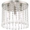 Livex Lighting 3-Light Ceiling Mount, Brushed Nickel view 3