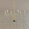 Livex Lighting 6-Light Chandelier, Satin Brass view 2