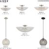 Livex Lighting 2-Light Ceiling Mount, Brushed Nickel view 2