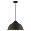 Livex Lighting 41180-04 Metal - 1-Light Mini Pendant, Black view 2