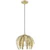 Livex Lighting 41231-28 Acanthus 1-Light Mini Pendant, Gold view 1
