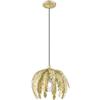 Livex Lighting 41231-28 Acanthus 1-Light Mini Pendant, Gold view 4