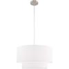 Livex Lighting 41098-91 Clark 1-Light Chandelier, Brushed Nickel view 3