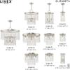 Livex Lighting 51064-91 Elizabeth 4-Light Chandelier, Brushed Nickel view 4