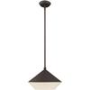 Livex Lighting 40715-07 Stockholm - 1-Light Mini Pendant, Bronze view 1
