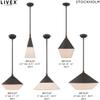 Livex Lighting 40715-07 Stockholm - 1-Light Mini Pendant, Bronze view 3