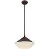 Livex Lighting 40715-07 Stockholm - 1-Light Mini Pendant, Bronze view 4