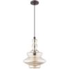 Livex Lighting 41224-92 Art Glass - 1-Light Mini Pendant, English Bronze view 2