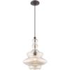 Livex Lighting 41224-92 Art Glass - 1-Light Mini Pendant, English Bronze view 3