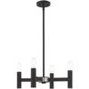 Livex Lighting 51134-04 Copenhagen 4-Light Chandelier, Black view 1