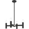 Livex Lighting 51134-04 Copenhagen 4-Light Chandelier, Black view 3