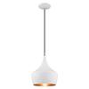 Livex Lighting 41186-04 Metal - 1-Light Mini Pendant, Black view 4