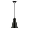 Livex Lighting 41175-72 Metal - 1-Light Mini Pendant, White view 3
