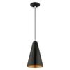Livex Lighting 41175-72 Metal - 1-Light Mini Pendant, White view 4