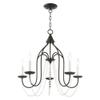 Livex Lighting 5-Light Chandelier, Antique Gold Leaf view 3
