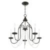 Livex Lighting 5-Light Chandelier, Antique Gold Leaf view 4